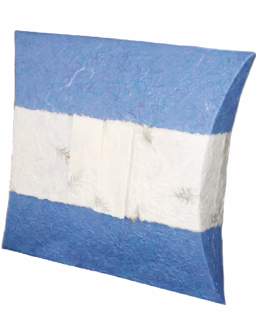 blue parcel urn