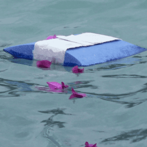 parcel water urn floating