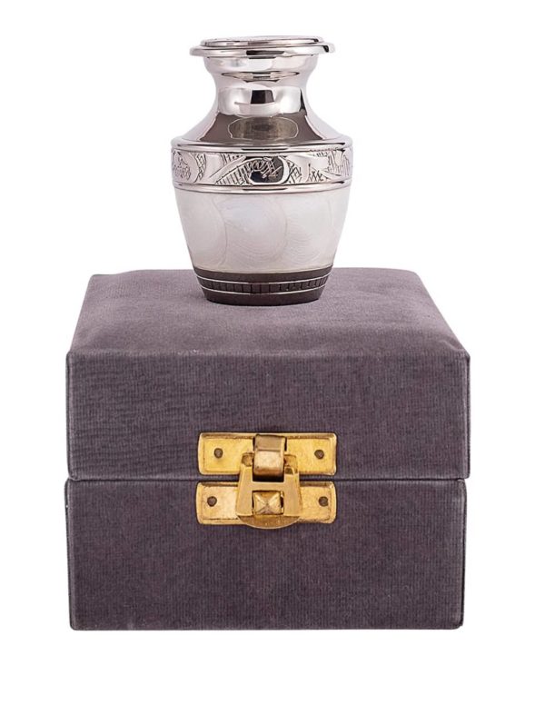 peace white keepsake urn