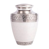 peace white urn