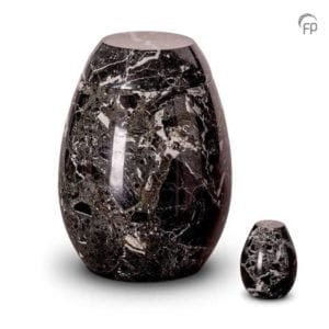 black marble urn