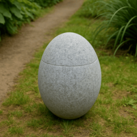 oval granite urn