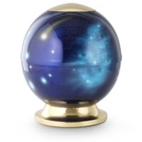 Globe-Space Brass Urn