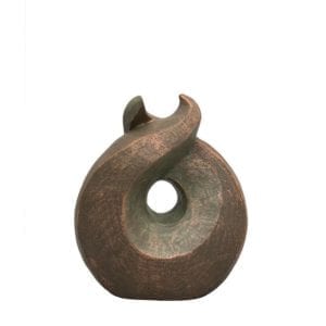 Sculptured Ceramic Urn