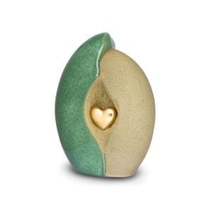 Adult Ceramic Heart Urn