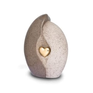 Adult Ceramic Heart Urn