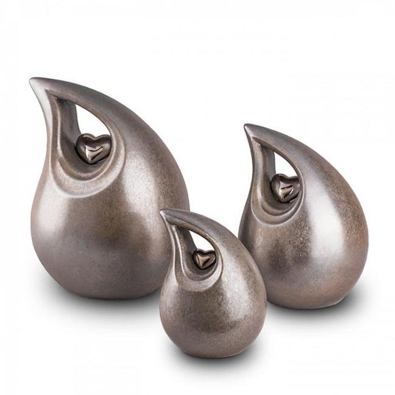 Teardrop Shaped Heart Urn Urns for Ashes
