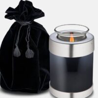 midnight adore candle urn