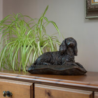 Dog Figurine Urn: Cavalier King Charles Spaniel