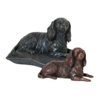 Dog Figurine Urn: Cavalier King Charles Spaniel