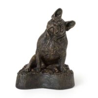 French Bulldog Figurine Cremation Urn