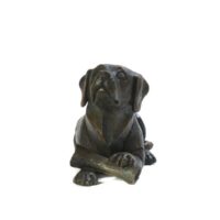Labrador Dog with Bone Urn