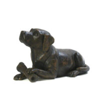 Labrador Dog with Bone Urn