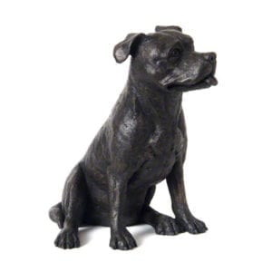 Staffy Cremation Urn