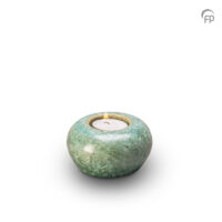 green candle urn for ashes