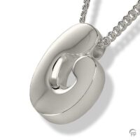 silver Eternal Embrace Cremation Necklace