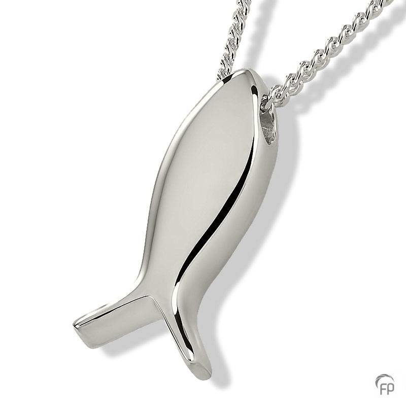 Fish sales urn necklace