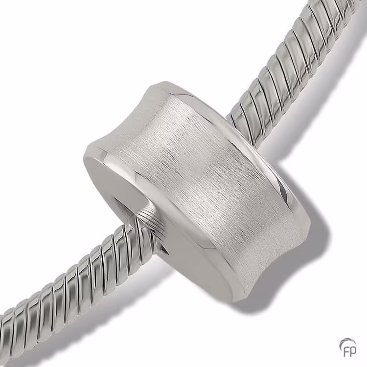 silver Memorial Arch Cremation Charm