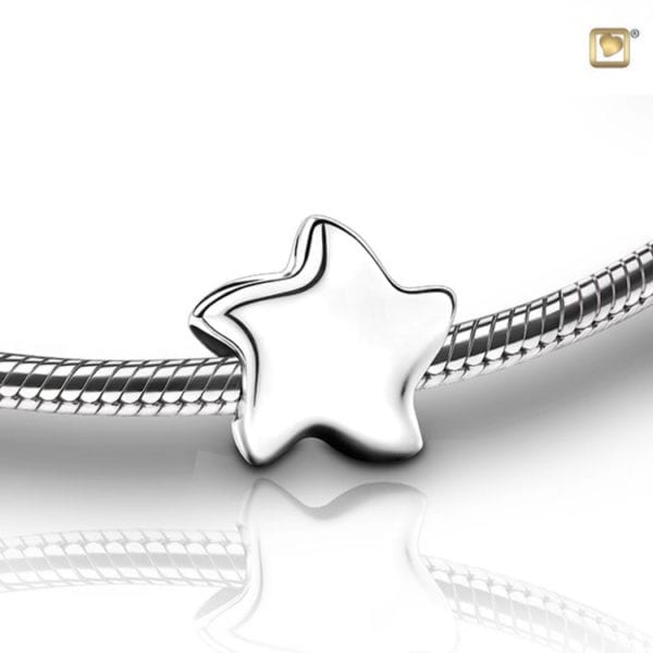 silver Sweet Starfish Memorial Charm