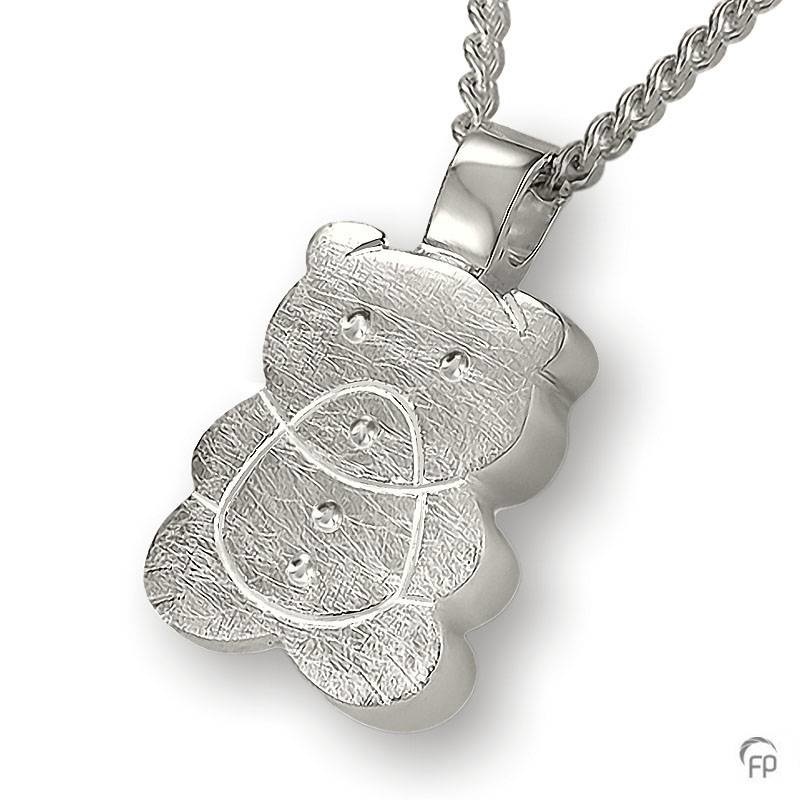 Teddy Bear Cremation Necklace - Urns for Ashes