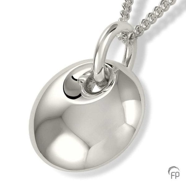 silver Timeless Love Urn Necklace