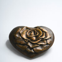 Bronze Mini Urn - The Rose