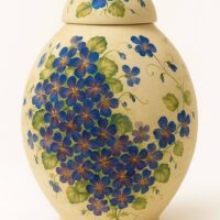 Lily custom urn for ashes