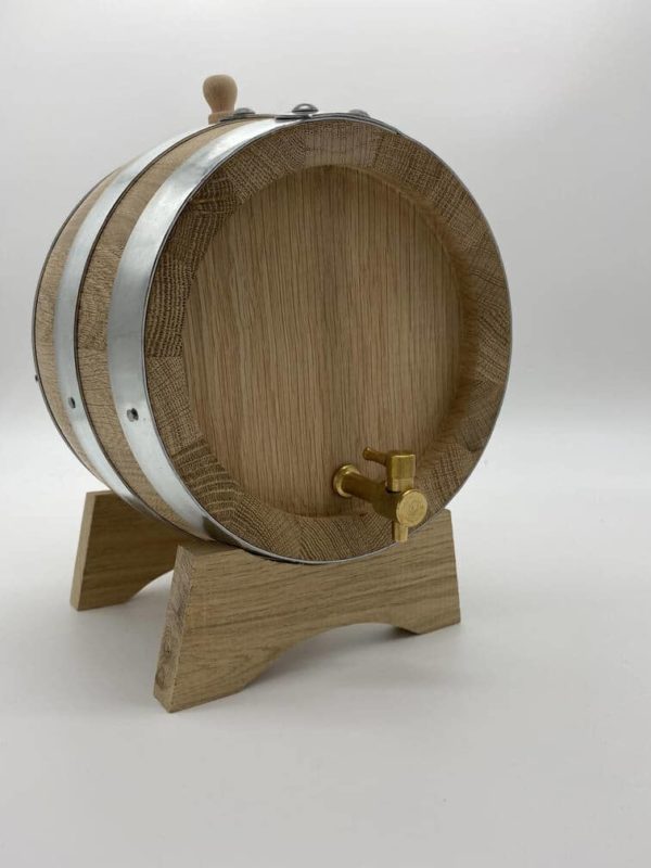 oak barrel adult urn for ashes