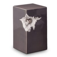 pearl square heart urn sizes