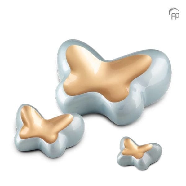 gold butterfly urn collection