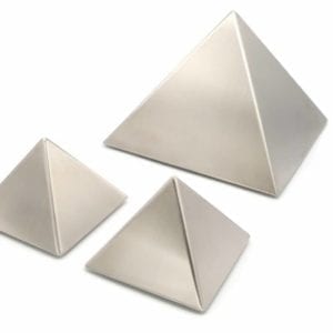 stainless steel pyramid urn for ashes