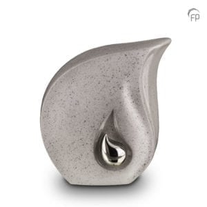 sweeping teardrop urn grey