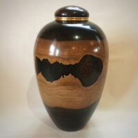 Cherry Wood Urn