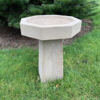 Octagonal Ashes BirdBath