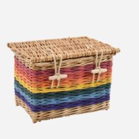 Rectangular Coloured Willow blue