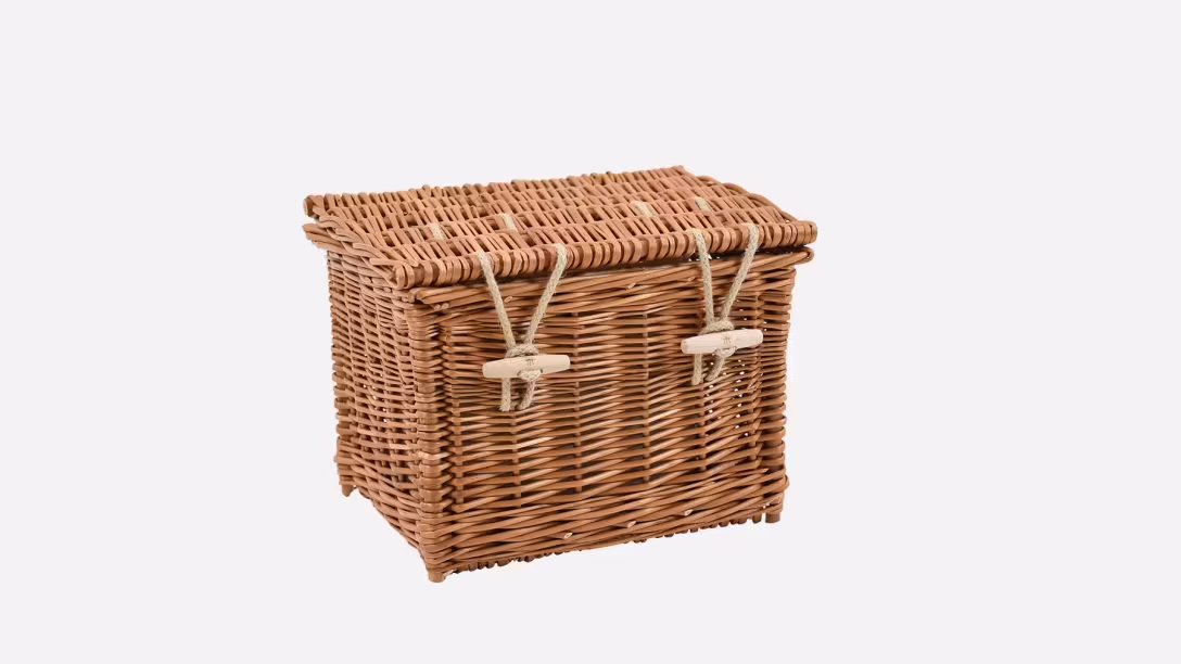 Rectangular Willow casket dark