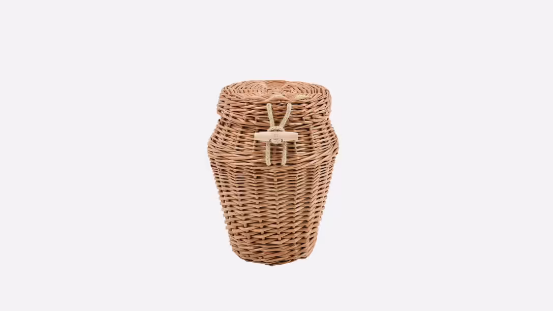 Round Willow Casket dark