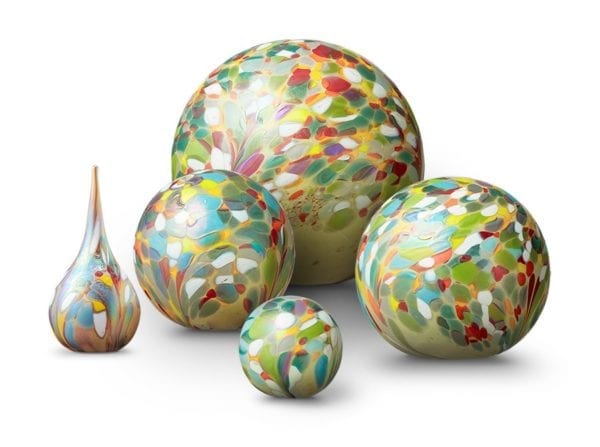 Spherical Flower Urn