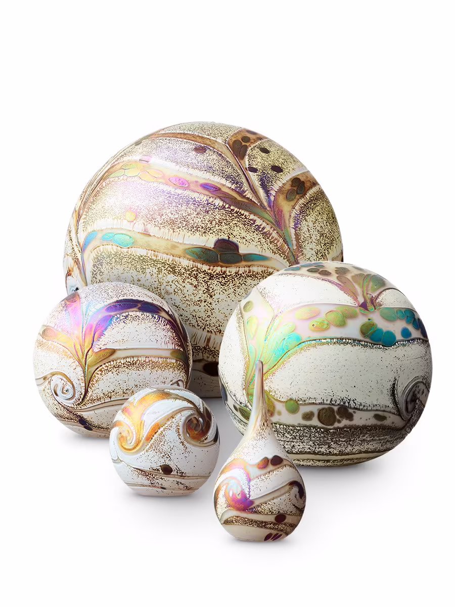 Spherical Flower Urn