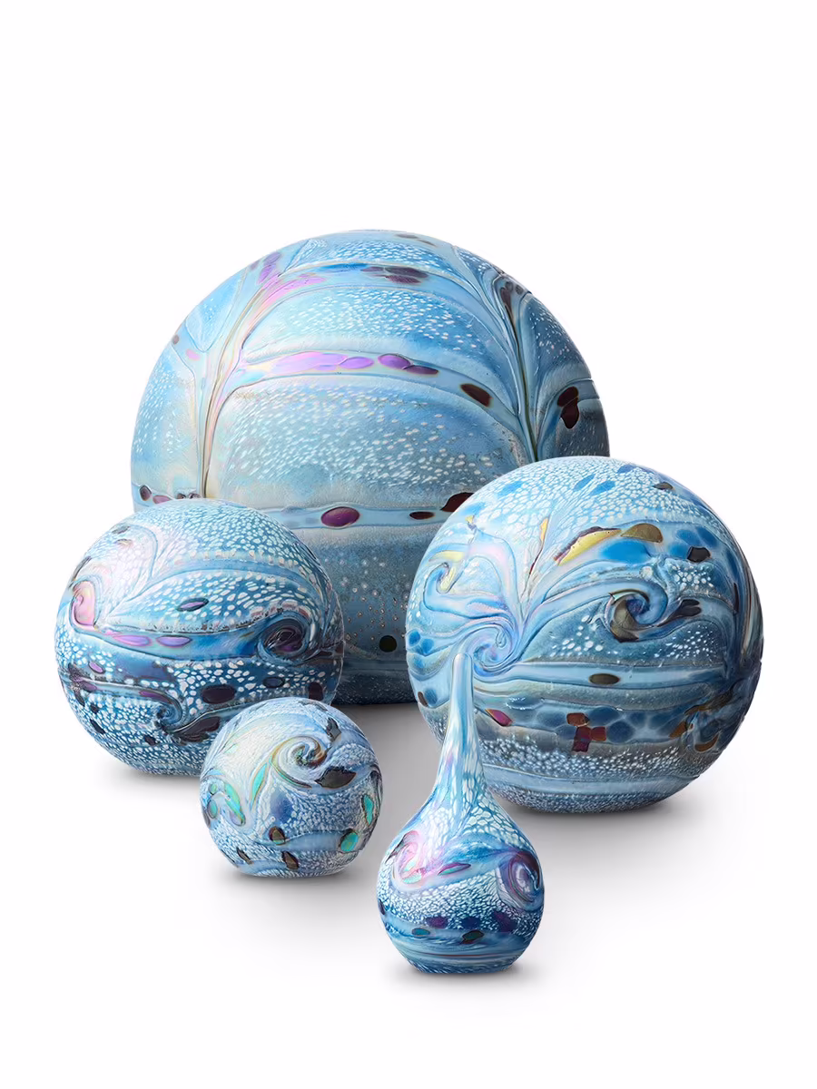 Spherical Flower Urn