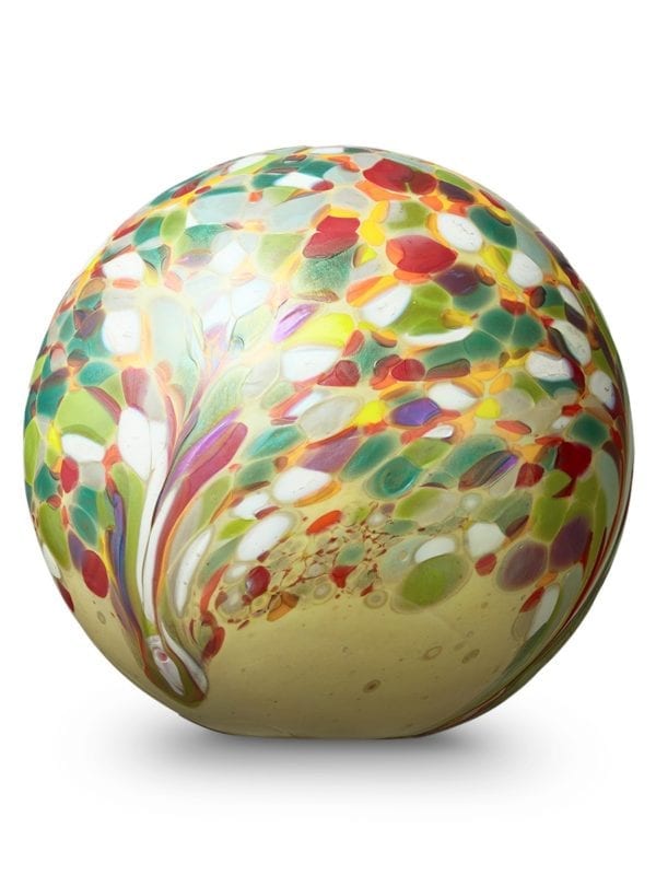 Spherical Flower Urn