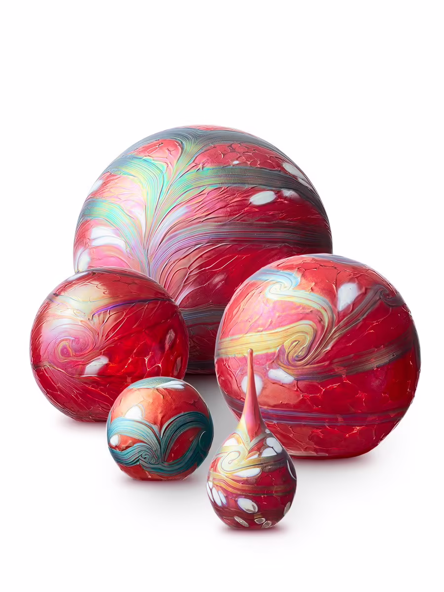 Spherical Flower Urn