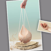 Teardrop with Heart Bio Urn