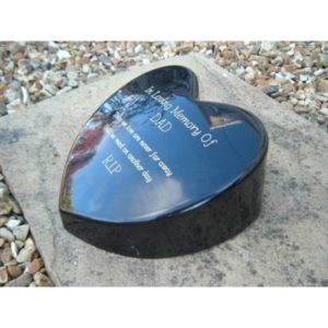 black granite garden urn