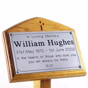 Engraved Memorial Ground Stake