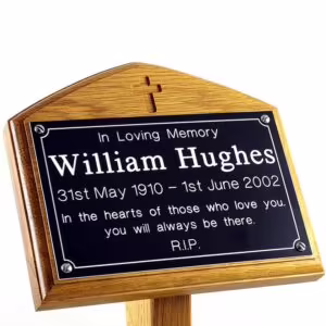 Engraved Memorial Ground Stake