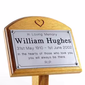 Engraved Memorial Ground Stake