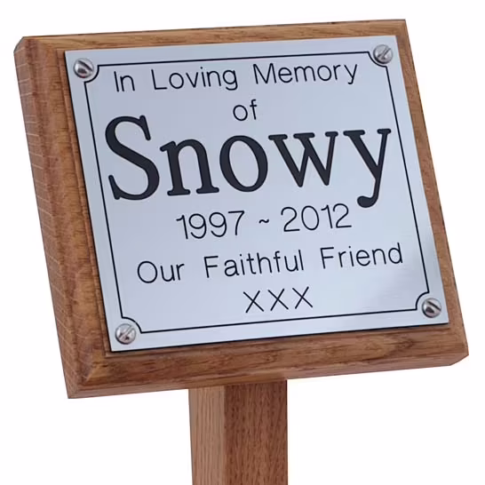 Pet Memorials Plaque