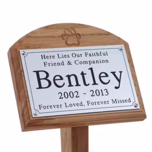 Pet Memorials Plaque