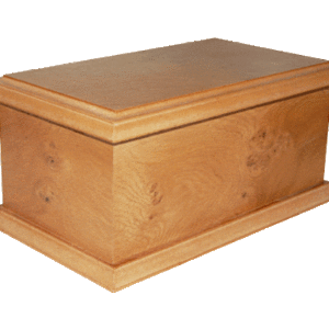 knotted oak casket urn